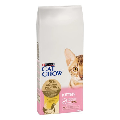 Purina Cat Chow Junior – hrană uscată completă pentru pui de pisică, 15 kg